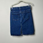 J.Crew  Blue Denim Pencil Skirt Women's 2 Photo 3