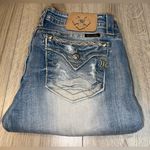 Miss Me signature crop capri cropped denim Women's Blue Jeans Photo 0