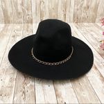 ASOS Chain Felt Black Fedora Hat Photo 4