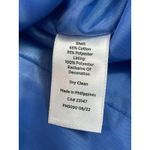 Talbots Women’s 14 Blue Tweed Button Up Blazer Jacket Lined Gold Buttons Bouclé Photo 6