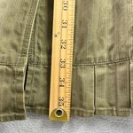 Reaction Kenneth Cole Kenneth Cole Reaction Coat‎ Womens Medium Olive Collared Belted Military Style Photo 6