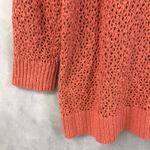 Torrid Women Sweater 1X Open Knit Fall Harvest Minimalist Relaxed Pumpkin Patch Photo 2
