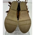 American Eagle  Brown Suede Fringe Ankle Boots Booties - Women’s Size 9 Photo 5