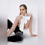 ZARA  Pink Ruffled Glitter Sweater - S Photo 6