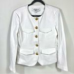 Veronica Beard Kensington Jacquard Knit Jacket White Medium NWT Photo 11