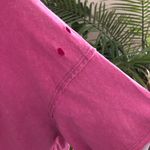 We The Free New Fuchsia Dani Tee Size Medium Distressed Oversized Tunic Photo 5