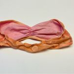 PINK - Victoria's Secret Victoria Secret Strapless Lace‎ Bandeau Polka Dot Bralette Bra Size Small Orange Photo 5