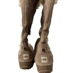 The North Face  Jozie II Boots Taupe Sz 6 Waterproof Insulated Suede Leather Fur Photo 2