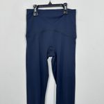 Spanx Athletic Workout Leggings Navy Blue Size S High Waist Comfort Stretch Photo 7