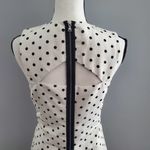 EXPRESS Sleeveless Black & White Polka Dot Dress 6 Photo 4