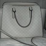 Nine West White Satchel Chic Structured Design Photo 2