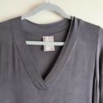 Anthropologie Dolan Left Coast V-Neck Long Sleeve Swing Pocket Dress in Grey, XS Photo 2