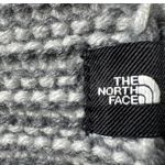 The North Face  Knit Cowl Neck Warmer Gray Infinity‎ Striped Soft Winter Scarf Photo 1