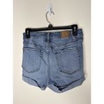 Aero High Rise Midi Shorts Womens Size 8 Denim Blue 5 Photo 2