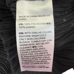 Chico's Chico’s Pleated Shimmer Blouse Black 12/2 Balloon Sleeves Evening Top Festive Photo 9