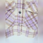 ZARA Plaid Cropped Shirt Jacket Size Small Photo 7