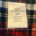 Vineyard Vines  Holiday Plaid Flannel Sleep Shirt H26 Photo 5