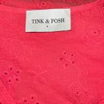 ✨AMORA RED EYELET EMBROIDERED MIDI DRESS✨ Pink Photo 8