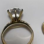 Lot Of 3 Costume Brooch Pins Gold Tone Photo 4