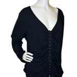 Hippie Rose  Trendy Plus Size Ruched Hook-and-Eye-Front Top 2X Photo 4