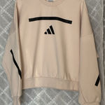 Adidas ZNE Crew Neck Sweatshirt Pullover Woman Medium Pink Long Sleeve Photo 0