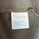 Nau Green Merino Wool Long Sleeve Dress Olive Green Size Small Photo 4