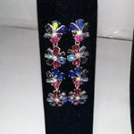 Betsey Johnson SPARKLING MULTICOLOR BEJEWELED FLORAL BUTTERFLY CHAIN NECKLACE Photo 5