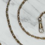 Skinny Gold Tone Swirl Chain Link Purse Handbag Replacement Strap ✨ Photo 7