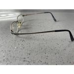 TURA EYEGLASSES FRAMES ONLY Paloma BLACK Chrome HALF RIM 50 Photo 2