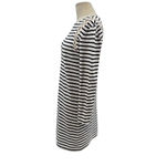 ALC Frank ALC A.L.C. Chapman Shift Dress Lace-Up Shoulder‎ Navy White Striped Size Small Photo 7