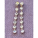 Lili Claspe Cici Duster Earrings in Gold New Womens Dangle Drop Crystal Jewelry Photo 3