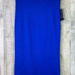 Rachel Rachel Roy Size Large Blue Stretch Knit Pencil Skirt (Flawed 3 tiny snag) Photo 0