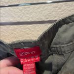 Esprit Espirit Women’s Khaki Green 100% Cotton Capri Roll pants Size 10 Photo 8