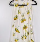 Rails Womens Dress White Lemon Madison Wrap V Neck Tank Sleeveless A Line Small Photo 5