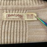 Faded Glory  Size XXL Oatmeal Beige Long Sleeve Open Front Ribbed Knit Cardigan Photo 8