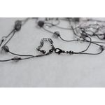 Source Unknown Nostalgic Snazzy Double Strand Floating Pastel Colors Beaded Chic Necklace Photo 1