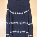 American Eagle Outfitters Navy Raglan Crew Neck Tie Dye Sweater Women’s Large Photo 1