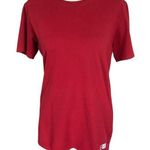 Russell Athletic women's size medium red short sleeve crewneck t-shirt classic Photo 0