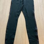 White House | Black Market Legging Faux Leather Side Women’s Size Med Long Green Photo 8