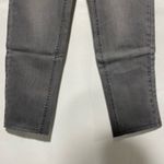 New Girl With Curves Raw Hem Ankle Length Girlfriend Jeans Gray Wash Size 4 Photo 5