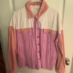 Entro Pink denim jacket Photo 0
