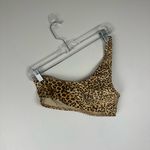 Ulla Johnson  Animal Print Reina One Shoulder and Dani Hipster Swimsuit Size S Photo 4