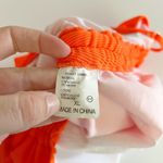 [Viottiset] Neon Orange Ribbed Ruched High Cut Cheeky One Photo 10