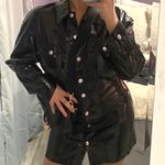 ZARA Faux Leather Dress Photo 0