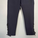 Rag and Bone  Simone Lace Up Ankle Crop Stretch Pants Navy Blue Women’s 8 Photo 4