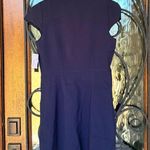 Laundry by Shelli Segal Classic Navy Blue Sleeveless Midi Dress Size 6 Photo 3