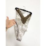 Blue Life  Mirage Halter One Piece Size Medium Forest Green Crochet Swimsuit Photo 10