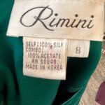 Vintage Rimini Silk Skirt Set Green‎ Green Size 8 Photo 11