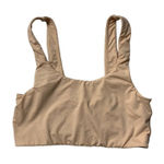 Splendid  Beige Crop Top Bralette Stretchy Padded Lounge Wear Casual S Comfort Photo 0