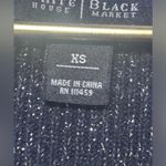 White House | Black Market WHBM Black Shimmer Sexy Fitted Sweater Dress XS Excellent Condition Photo 9